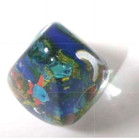 Vintage Murano Paperweight Ocean Fish Coral Reef Handblown Art Glass Sea Aquatic - Picture 4 of 12